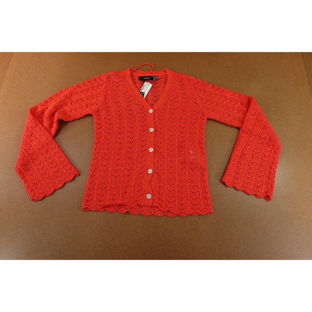 Vero Moda Womens Size XS Cayenne Synthia Long Sleeve V Neck Cardigan Sweater NWT
